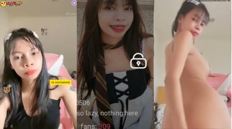 คลิปหลุด Mlive น้องตังเมย์ สาวสวยตัวเล็กเอวบางน่าเย็ดไลฟ์สดแก้ผ้าโชว์เสียวถอดหมด นั่งช่วยตัวเองเกี่ยวเบ็ดติ้วหีครางเสียวน้ำแตกหีแฉะ