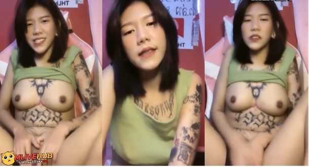คลิปหลุด THLive สาวสักลายเต็มตัว ผิวขาวโคตรน่าเย็ด ไลฟ์สดนั่งแหวกจิ๋มชวนเสียว โชว์เอวอ่อยควย สงสัยอยากโดนจับเย็ด โคตรเด็ดจริงๆ