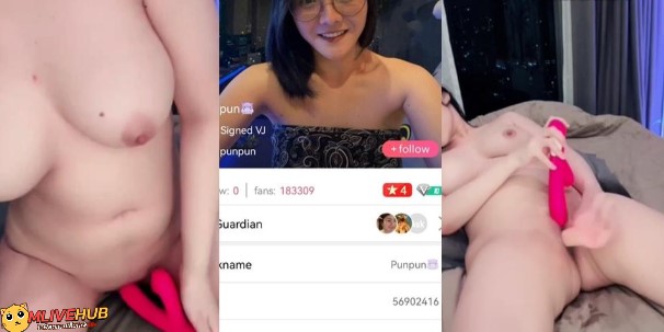 คลิปหลุดMlive IDX-56902416 น้องPunpun สาวแว่นขี้เงี่ยนนมใหญ่ไลฟ์สดโชว์เสียวช่วยตัวเองแก้ผ้านมใหญ่จัดจับดิลโด้แบบสั่นขยี้แตดเสียวๆ แล้วยัดควยปลอมซอยหีเสียวจัดน้ำแตกเต็มเตียง