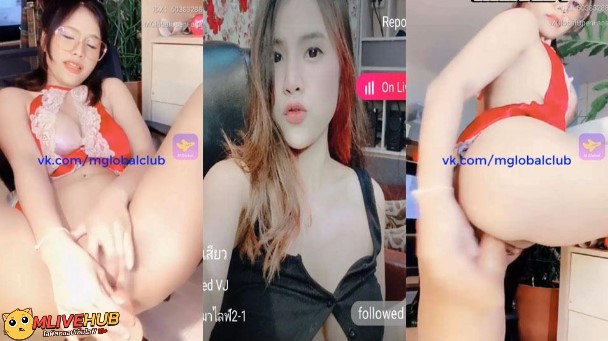 คลิปหลุดMlive IDX-60383288 สาวแว่นนมใหญ่เปิดห้องล็อคเล่นเสียว ใส่ชุดแดงนั่งจับดิลโด้แทงหีบนเก้าอี้คู่ใจรัวขยับเข้าออกครางเสียวเด็ดๆเพลินๆจนน้ำหีแตก