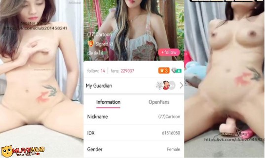 คลิปหลุดMlive น้องการ์ตูน IDX-61516050 สาวหุ่นบางสากปลาคราฟที่ท้อง นั่งขย่มโด้อย่างเด็ดโยกเสียวแล้วคราง เสียงครางโคตรน่าเย็ดฟังแล้วเงี่ยนเลย