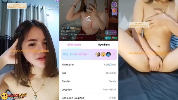 คลิปหลุดMlive IDX-90413899 น้องบีสาวผมสั้นเหล็กดัด ไลฟ์สดห้องล็อคมาโชว์เสียวให้คนดู หุ่นโครตหน้าเย็ด เขี่ยหีไปครางไป
