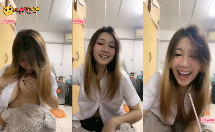 คลิปหลุด THLive สาวนักศึกษานมใหญ่ กลับมาจากเรียนนั่งกินเบียร์จนเมา ชวนคุยเรื่อง18+ ปลดกระดมบีบนมโชว์ พร้อมกับเลียหัวนมตัวเองเสียว