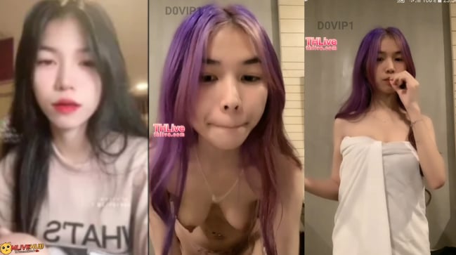 คลิปหลุดไลฟ์สด Thlive น้องอ้อวัยรุ่นไทยสุดสวยหุ่นอย่างแซบงานโครดดีนมโคตรสวยมาไลฟ์สดแก้ผ้ายั่วสวาทคนดูแบบนี้ไม่เปย์ให้หายเงี่ยนได้ไง
