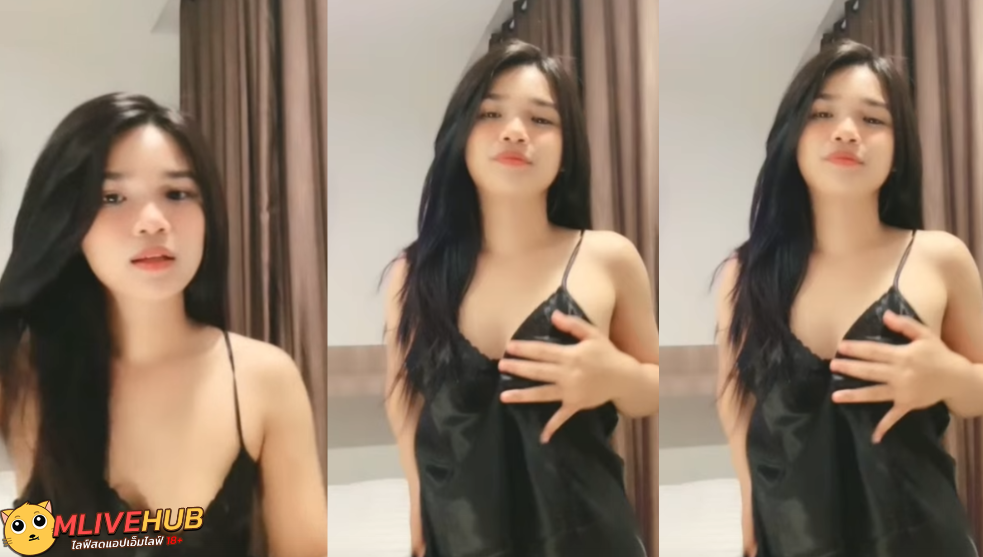หลุด XXX THLive สาววัยรุ่น หน้าใส ใส่เดรสสีดำ มาไลฟ์สดยั่วควยพี่ยูส แต่ทำเอาใจสั่นเลย น้องหน้าตาน่ารัก ทำเสียงใสๆ อ้อนยอดโดเนท