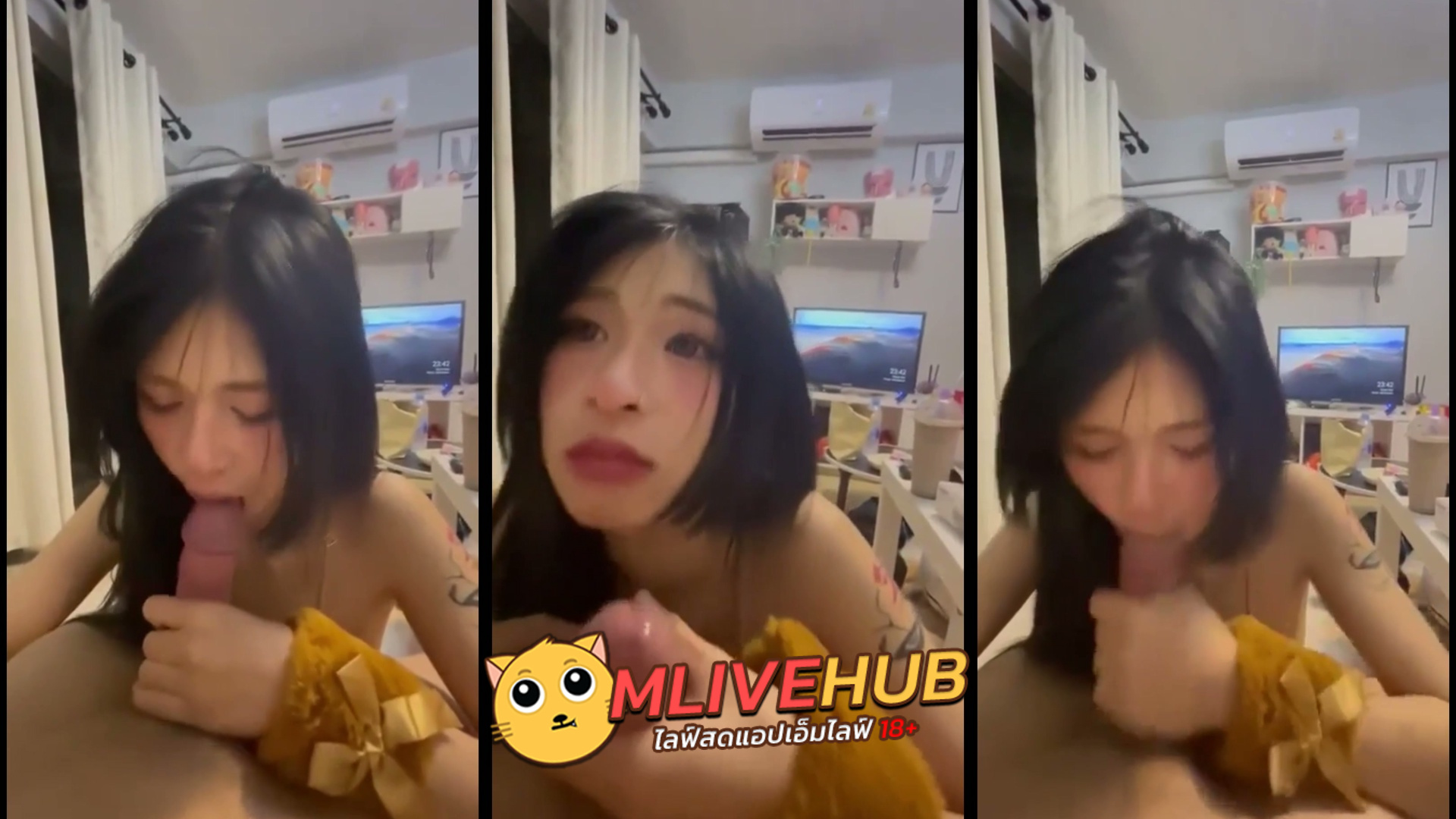 คลิปหลุดทางบ้าน สาวหมวยหุ่นแจ่มๆ มาจับดูดน้ำควยแฟนหนุ่มโคตรแจ่มจัดๆ ต่อด้วยมาขึ้นขย่มเย็ดครางเสียวอย่างมันส์งานโคตรดีลีลาอย่างมันส์เย็ดโคตรเสียว